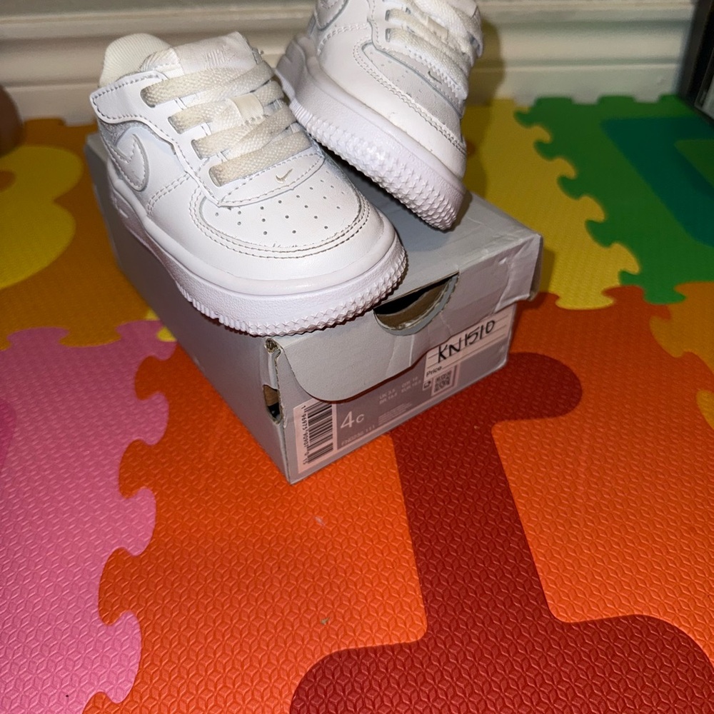 Classic White Kids Sneakers